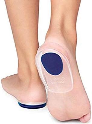 DUBKART Silicone Heel Pads Gel Cushion Insole (1 Pair, Random Color)