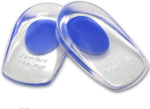 DUBKART Silicone Heel Pads Gel Cushion Insole (1 Pair, Random Color)