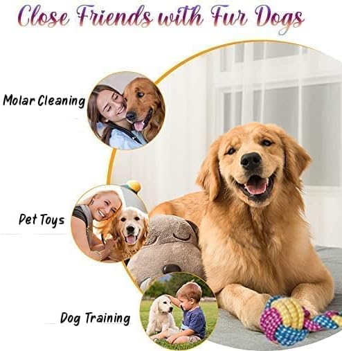 7-Piece Dogs Toy Set - Squeaky, Teething, Durable (Small Dogs)