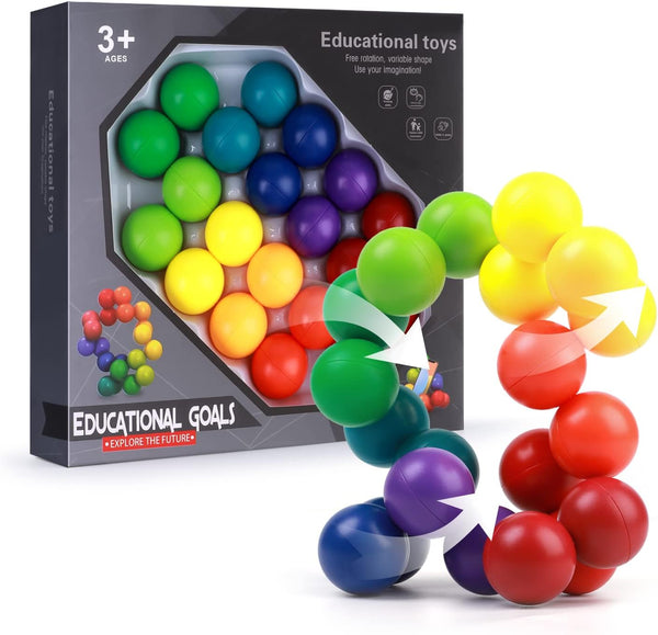 Toddler Deformation Balls - Educational Hand-Eye Coordination Toys, Ages 3-5