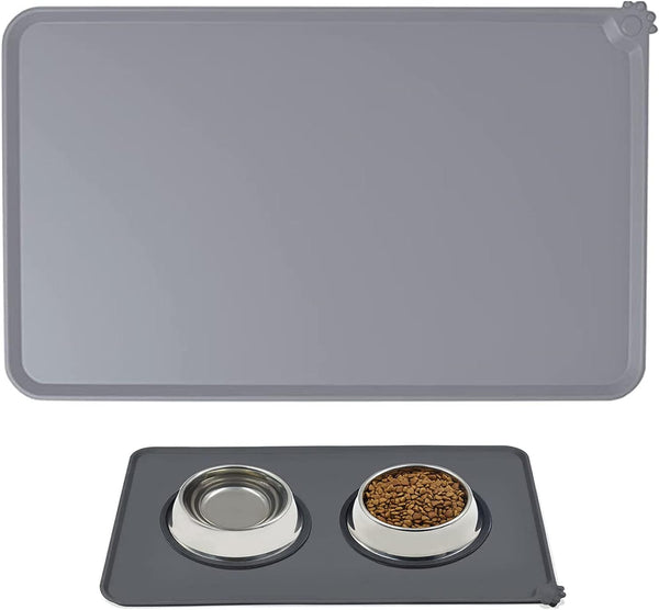 Pet Silicone Bowl Mat - Waterproof, Non-Slip, Easy to Clean