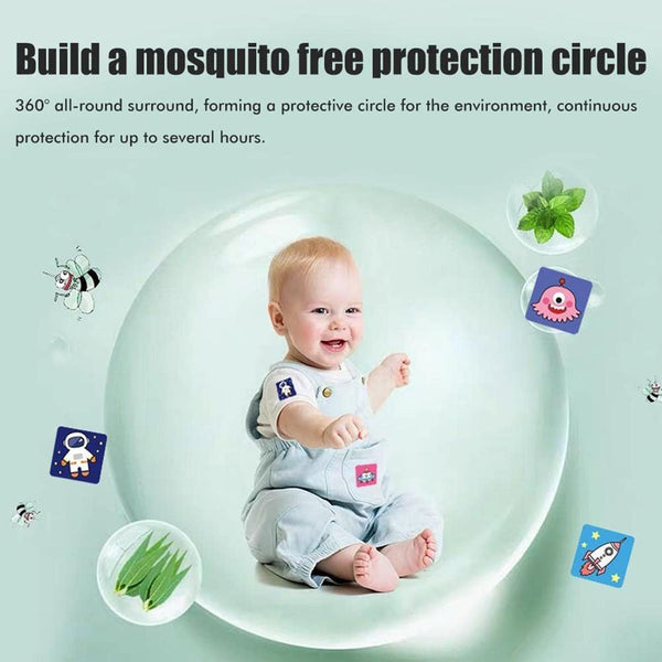 DUBKART 240 Pcs Mosquito Repellent Stickers DEET-Free, Natural Patches for Kids & Adults