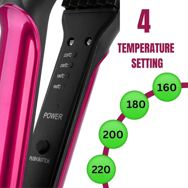 Dubkart 220V Ceramic Hair Crimper - Fast Heating Hair Styler