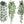 3 Pack Artificial Hanging Plants - Eucalyptus & Mandala Vines