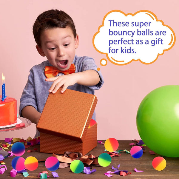 24 Pcs 1.2 Inches Bouncy Ball Party Favors For Kids