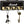 Marshall Guitar Amplifier Key Holder with 4 Plug Keyrings