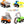 12 Pack Pull Back Vehicles - Mini Construction & Race Cars for Kids