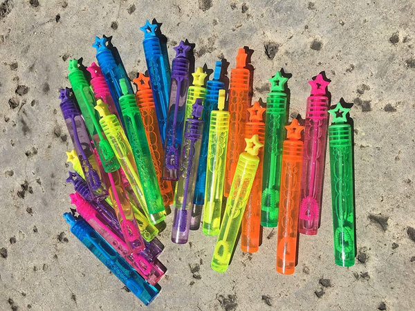 48 Pcs Mini Bubble Wands - Party Favors, Birthday Giveaways (Kids)