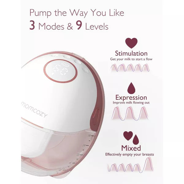 Momcozy M6 All-In-One Wearable Breast Pump - 2 Pack