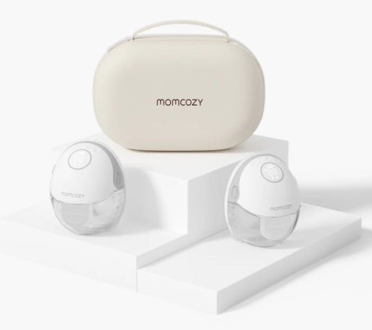 Momcozy M6 All-In-One Wearable Breast Pump - 1 Pack (Quill Grey)