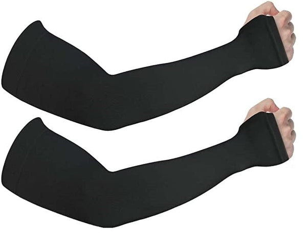 Dubkart 1 Pair Sun Protection Arm Sleeves (Black)