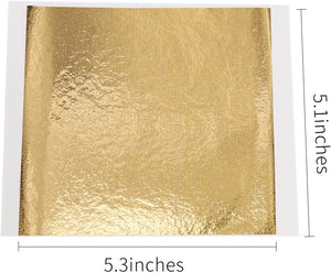 Dubkart 100 Gold Leaf Foil Paper Sheets