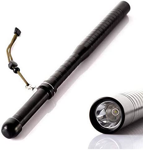 Dubkart 2in1 Self-Defense Stick + LED Flashlight Torch 700 Lumens