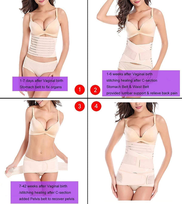 Dubkart 3in1 Postpartum Tummy Waist Belly Slimming Shaper