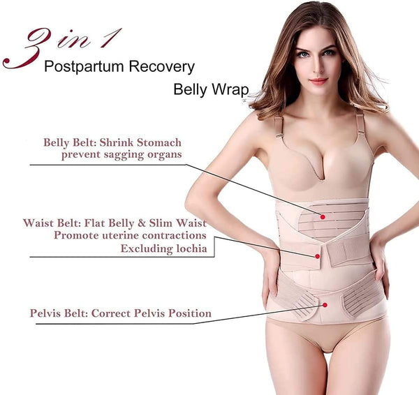 Dubkart 3in1 Postpartum Tummy Waist Belly Slimming Shaper