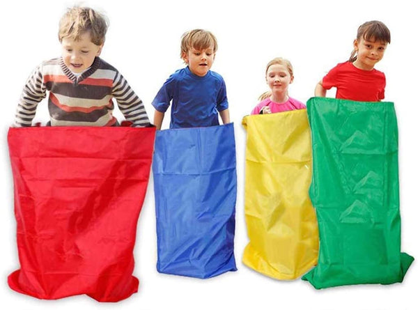 Dubkart 4 PCS Potato Sack Race Kids Jumping Bag Set