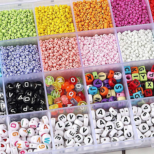 Dubkart 5000 PCS Alphabet Beads Kit for DIY Bracelets Necklace Jewelry