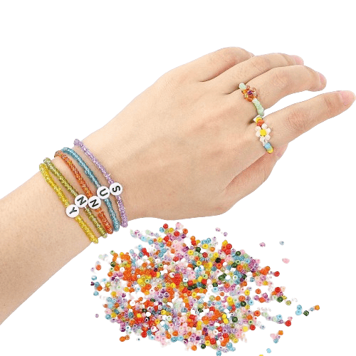 Dubkart 5000 PCS Alphabet Beads Kit for DIY Bracelets Necklace Jewelry