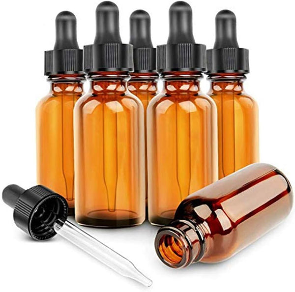 Dubkart 6 PCS Essential Oils Glass Bottles 30 ml