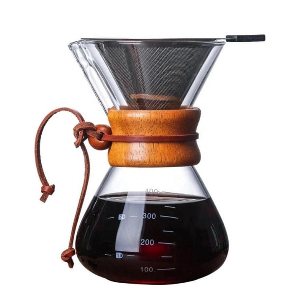 Dubkart 7 PCS Crop Chemex Coffee Maker Set Barista Kit Bag