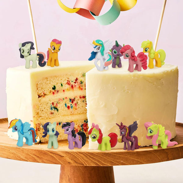 Dubkart Action figures 12 PCS My Little Pony Toys Cake Toppers Set