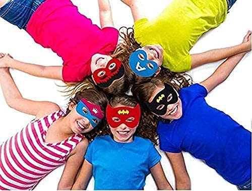 Dubkart Action figures 30 PCS Super Hero Kids Cosplay Masks