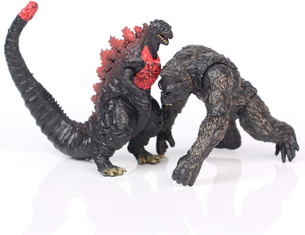 Dubkart Action figures 6 PCS Godzilla vs Kong King Action Figures Toy Set