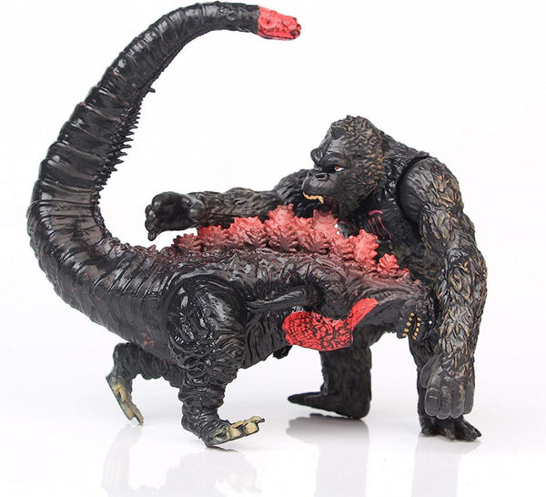 Dubkart Action figures 6 PCS Godzilla vs Kong King Action Figures Toy Set