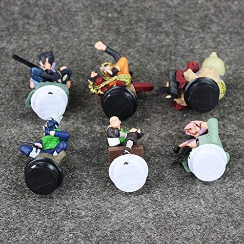 Dubkart Action figures 6 PCS Naruto Anime Action Figure Set Cake Toppers