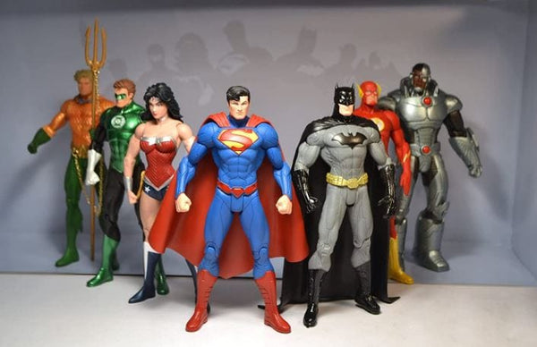 Dubkart Action figures 7 PCS Justice League Heroes Action Figures Set