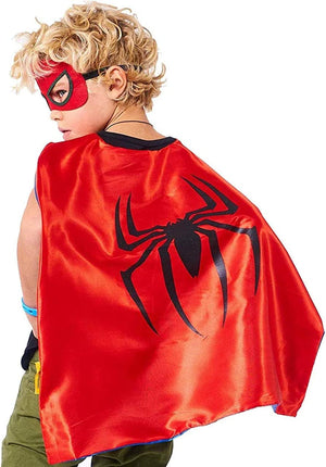 Dubkart Action figures Kids Spider Man Superhero Costume with Mask and Cape