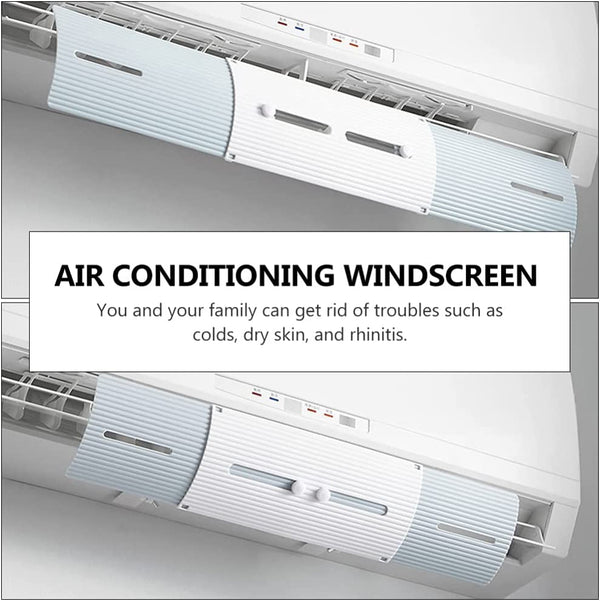 Dubkart Air Conditioning Wind Deflector Retractable Windshield