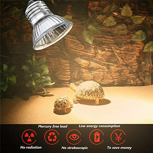 Dubkart Aquarium Reptile Turtle Heating UV Light Bulb