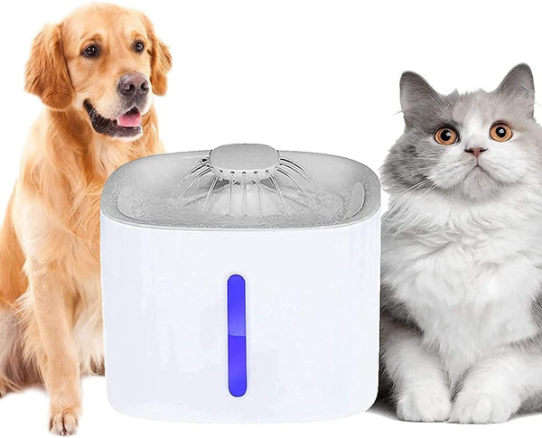 Dubkart Automatic Pet Cat Dog Water Fountain Dispenser 3L
