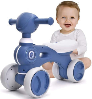 Dubkart Baby Balance Push Bike Walker With Music & Lights (Blue)