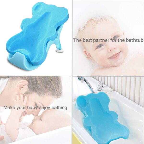 Dubkart Baby Bath Sponge Cushion Mat Pad Skid Proof Infant Newborn