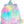 Dubkart Bags Fluffy Unicorn Rainbow Backpack Travel School Knapsack