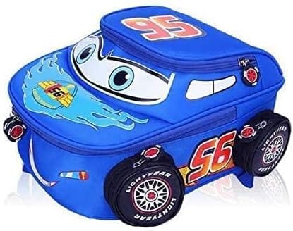 Dubkart Bags Kids Cars Cartoon Bag School Kindergarten 3D Backpack