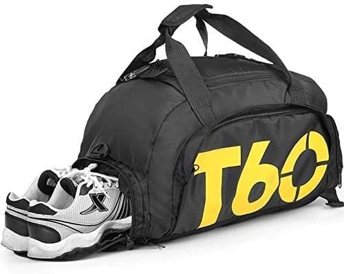 Dubkart Bags T60 Unisex Gym Travel Duffle Bag With Shoe Compartment