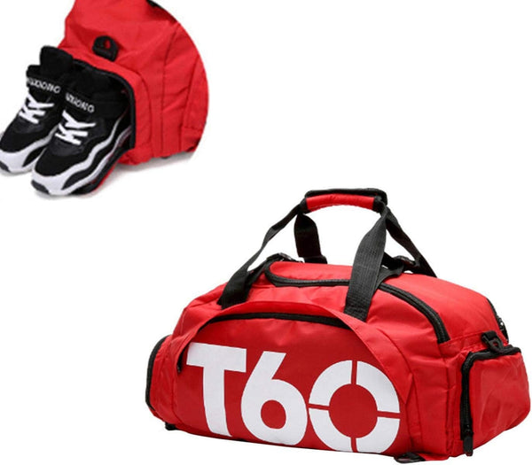 Dubkart Bags T60 Unisex Gym Travel Duffle Bag With Shoe Compartment