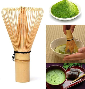 Dubkart Bamboo Whisk Matcha Green Tea Powder Chasen Brush Tool