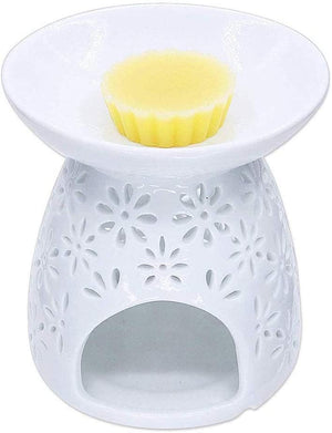 Dubkart Bathroom accessories Ceramic Tealight Candle Holder Essential Oil Warmer Vase