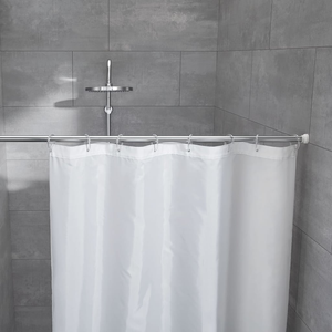 Dubkart Bathroom accessories Extendable Telescopic Shower Curtain Rod