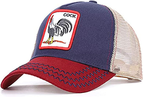 Dubkart Caps Navy Cotton Snapback Baseball Cap Hat