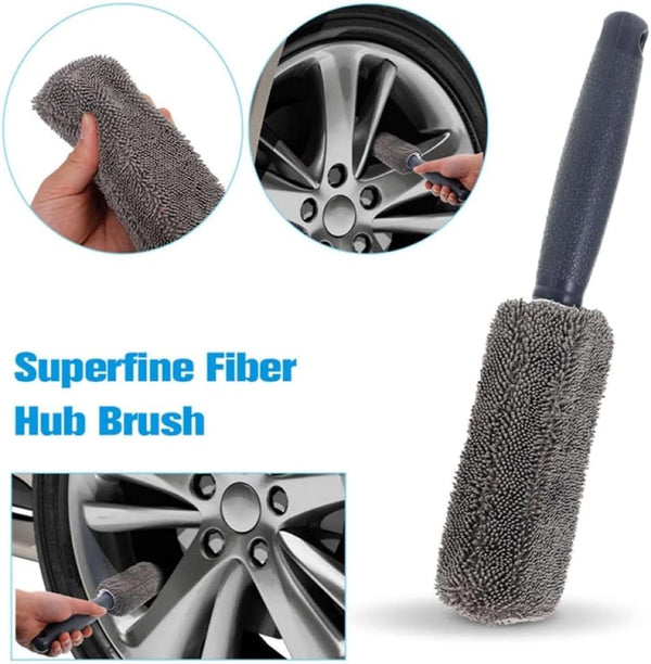 Dubkart Car care 9 PCS Car Bike Home Microfiber Cleaning Kit