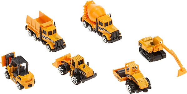 Dubkart Car toys 6in1 Construction Mini Truck Toy Car Set