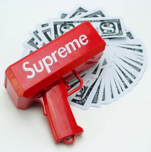 Dubkart Cash Money Spray Supreme Make Cash Rain Toy Gun