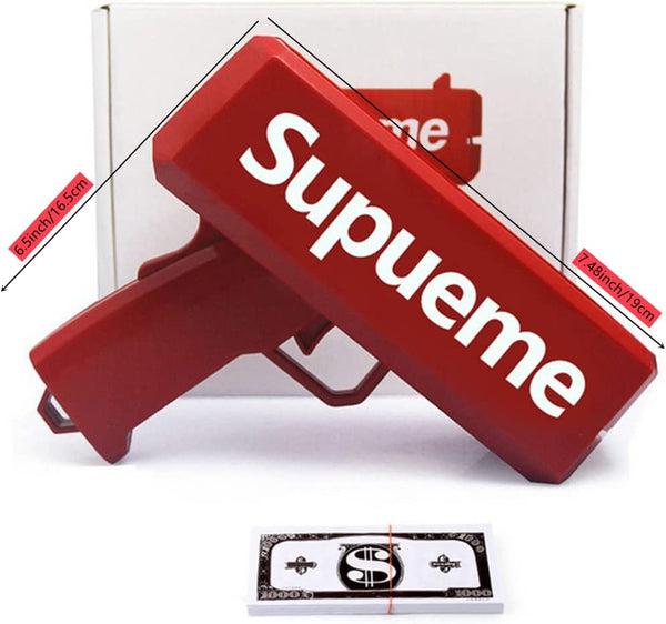 Dubkart Cash Money Spray Supreme Make Cash Rain Toy Gun