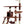 Dubkart Cat Tree Cat Tower Condo Activity Tree with Hammock 5ft (Brown)