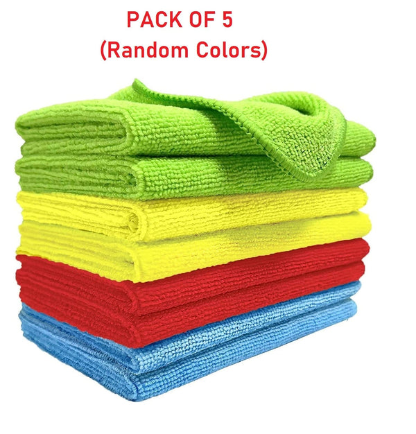 Dubkart Cleaning Microfiber Cleaning Cloth Set (Pack of 3, 5 10)